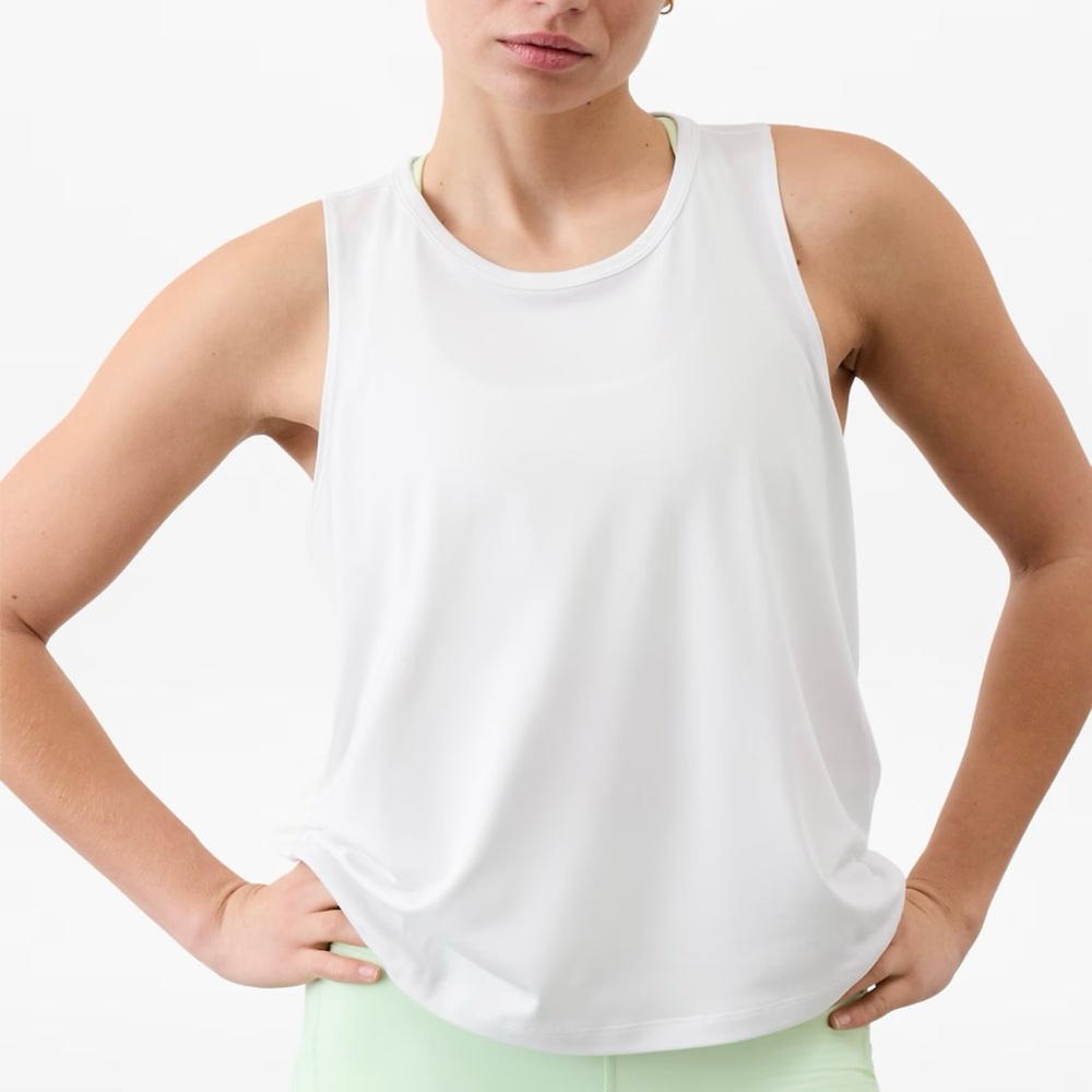 NWT Athleta White Solar UPF Tank Top